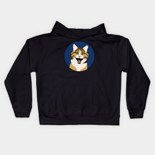 Happy Cat - Funny Animal Design Kids Hoodie